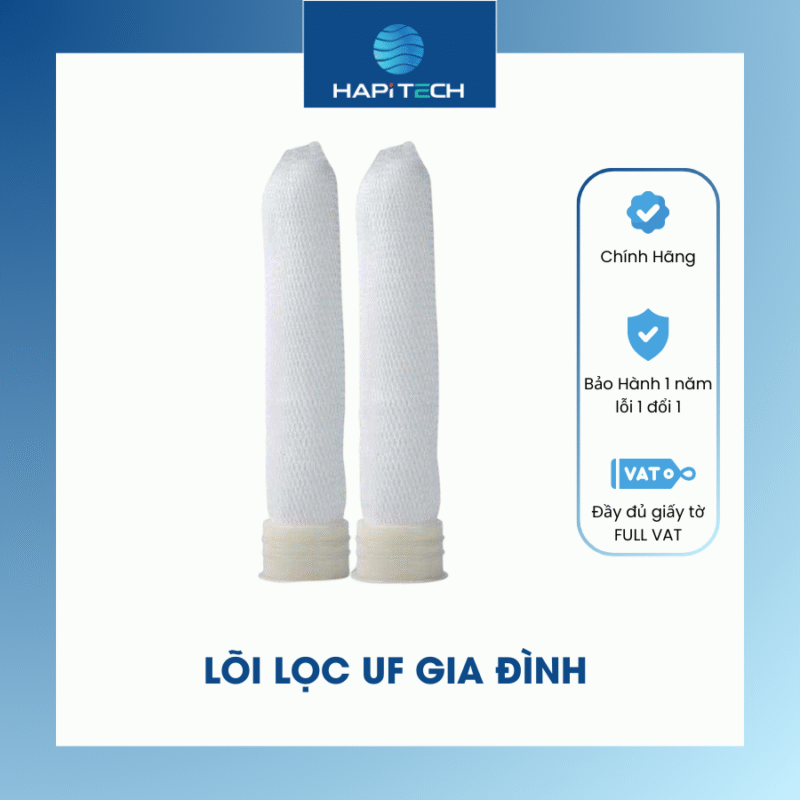 Màng Lọc UF – Công Nghệ Siêu Lọc 0.001µm, Loại Bỏ 99.9% Vi Khuẩn