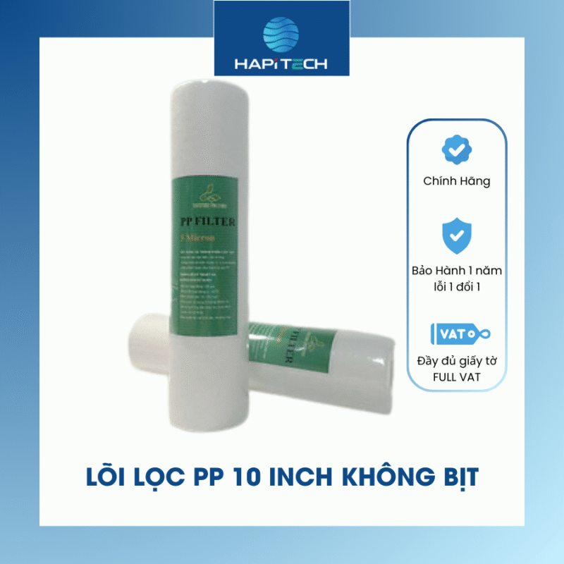 HPT-PPT10 Lõi lọc nước số 1 – PP 5 Micron 10 inch