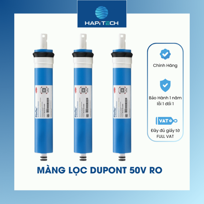 HPT-DP50 Màng lọc RO Dupont – Công nghệ TFC, lọc nước tinh khiết, tuổi thọ 18-24 tháng